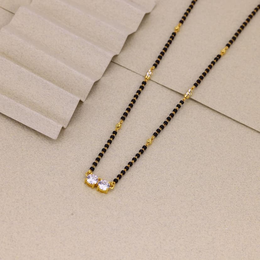 Triveni Spark Trio Mangalsutra 22KT