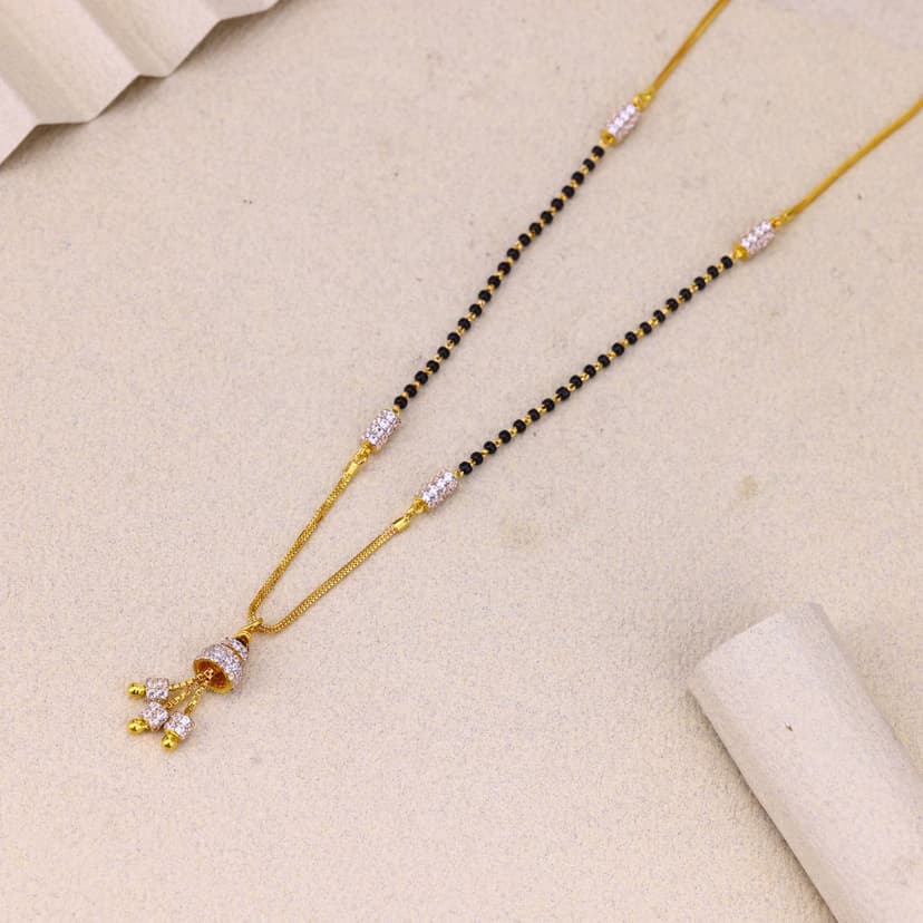 Kanika Jharna Drop Mangalsutra 22KT