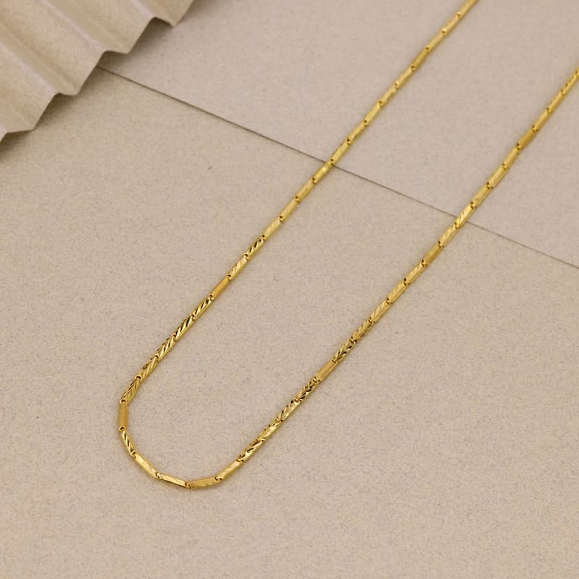 Rudra Line Chain 22KT