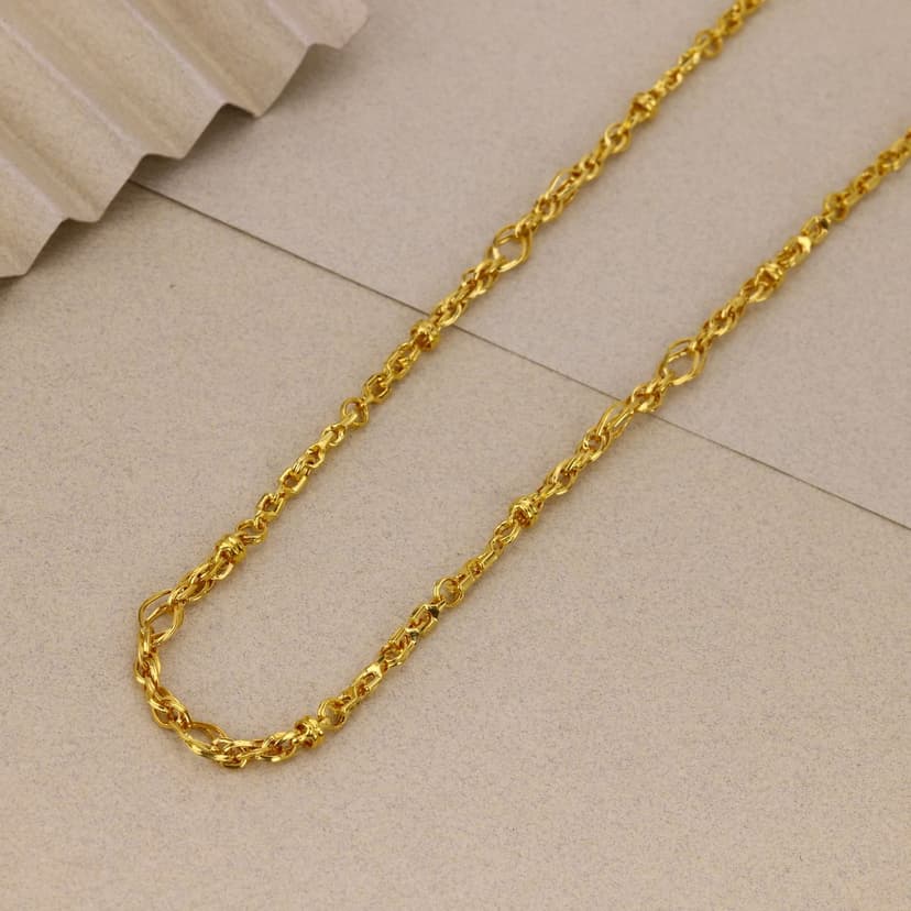 Rudravajra Fusion Link Chain 22KT