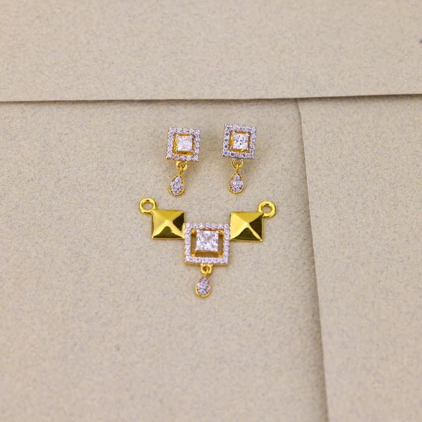 Orvexa Prismira MS Pendant Set 22KT