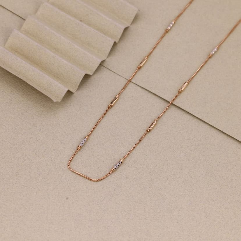 Serelique Prism Box Designer Chain 18KT