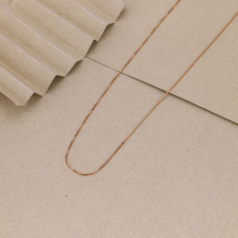 Seraphine Sleek Box Chain 18KT