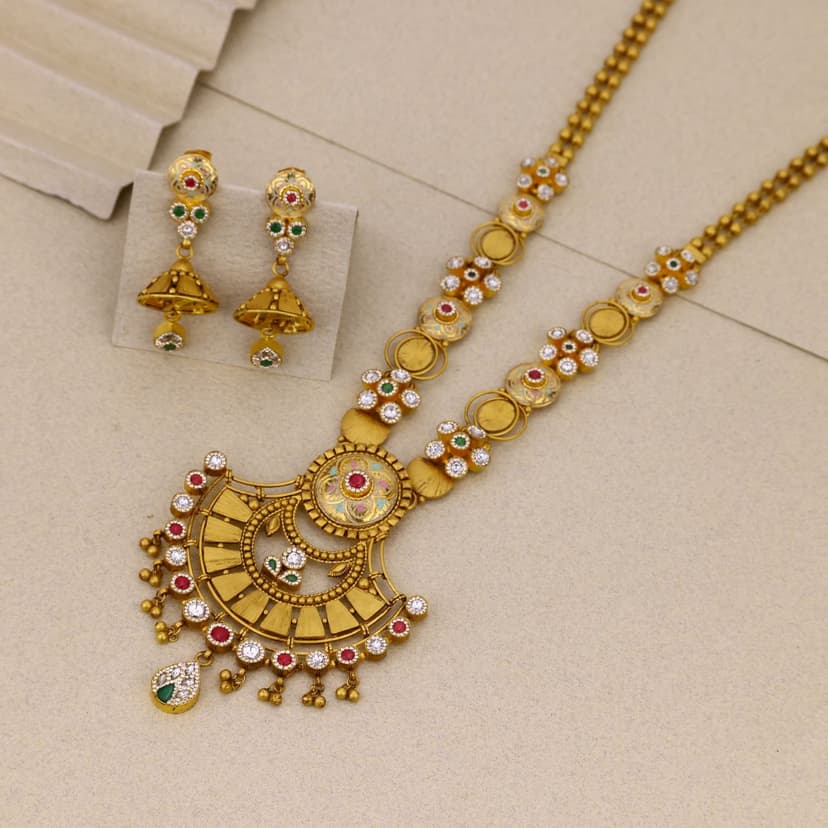 Rasvanti Antique Necklace 22KT