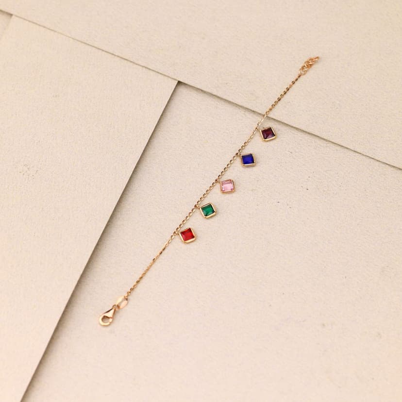 Prismelle Drop Bracelet 18KT