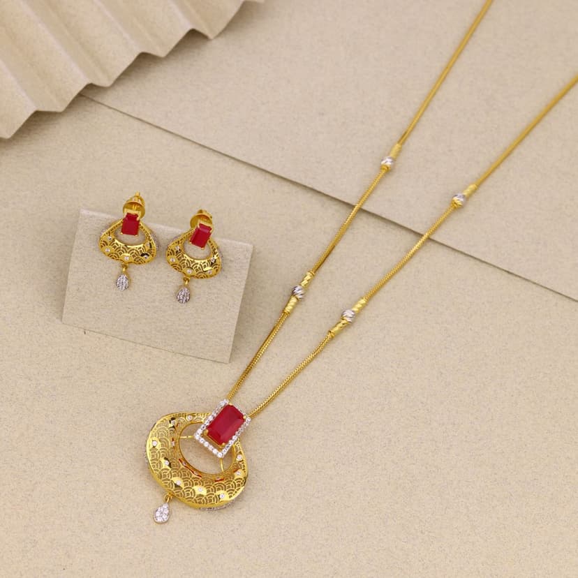 Rajeshwari Chain Set 22KT
