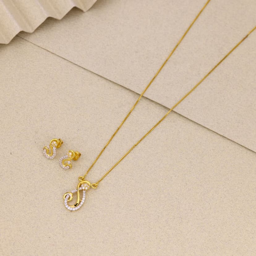 Saanvi Grace Chain Set 22KT