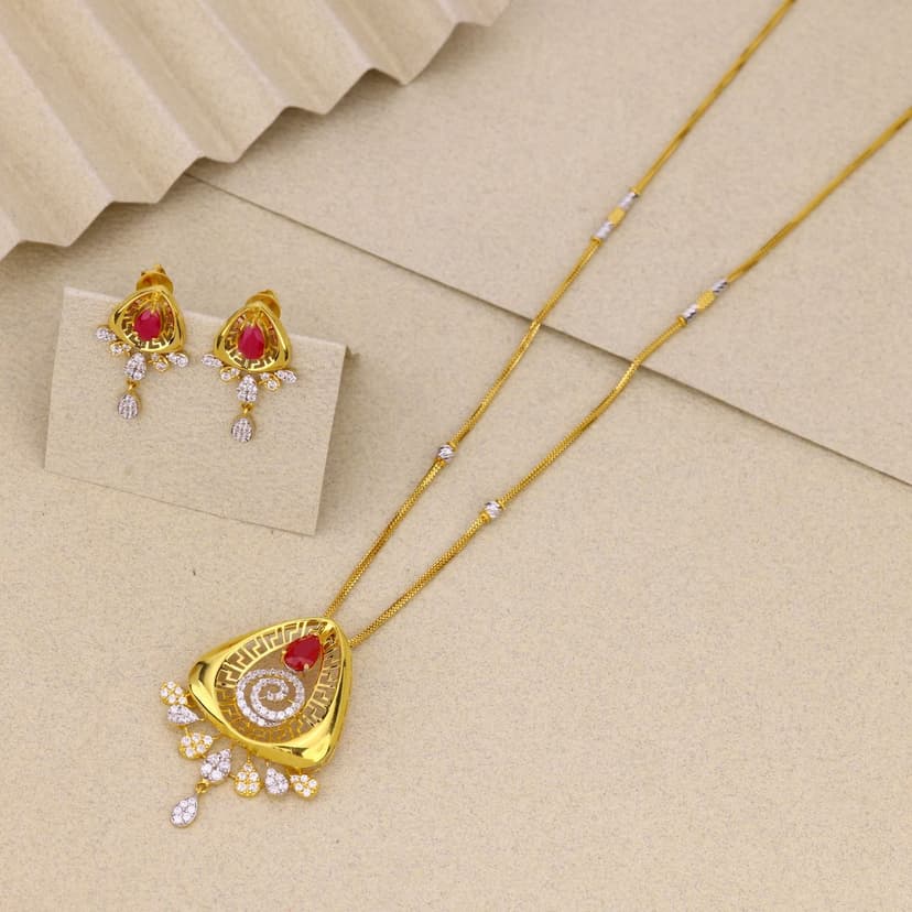 Triveni Grace Chain Set 22KT