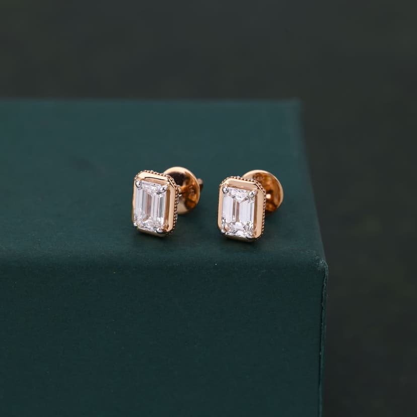 Virelle Lab Diamond Earrings 14KT