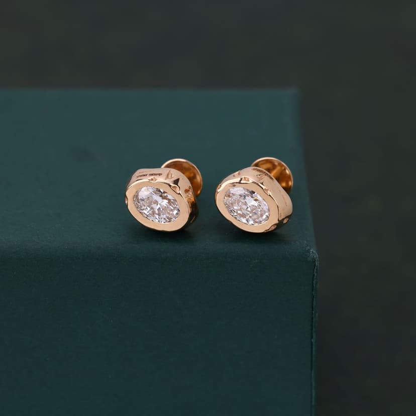 Avelis Lab Diamond Earrings 14KT