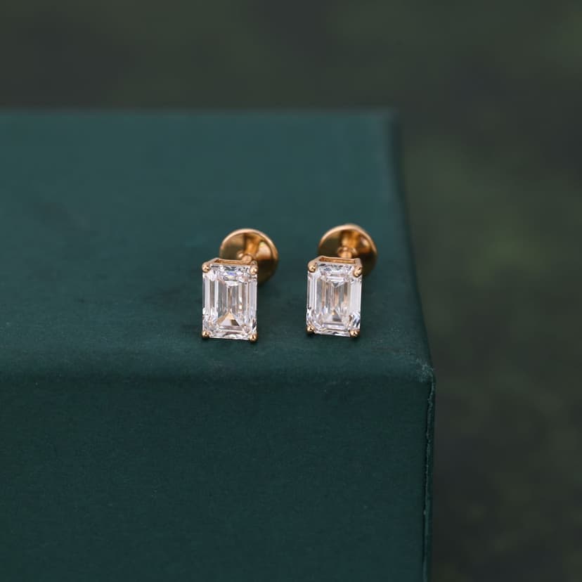 Evara Lab Diamond Earrings 14KT