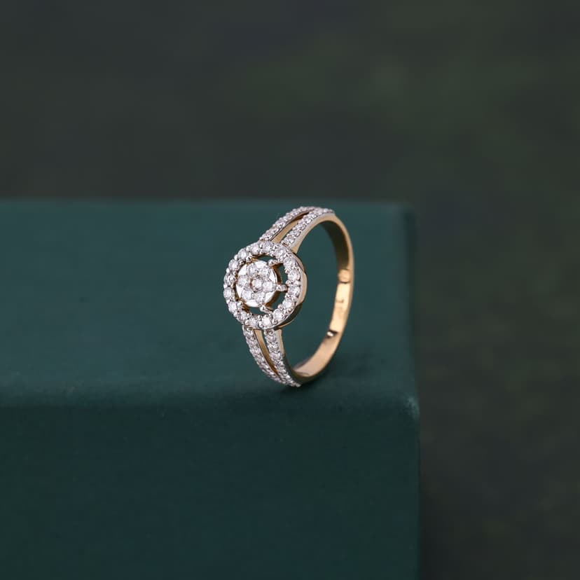 Florelle Lab Diamond Ring 18KT