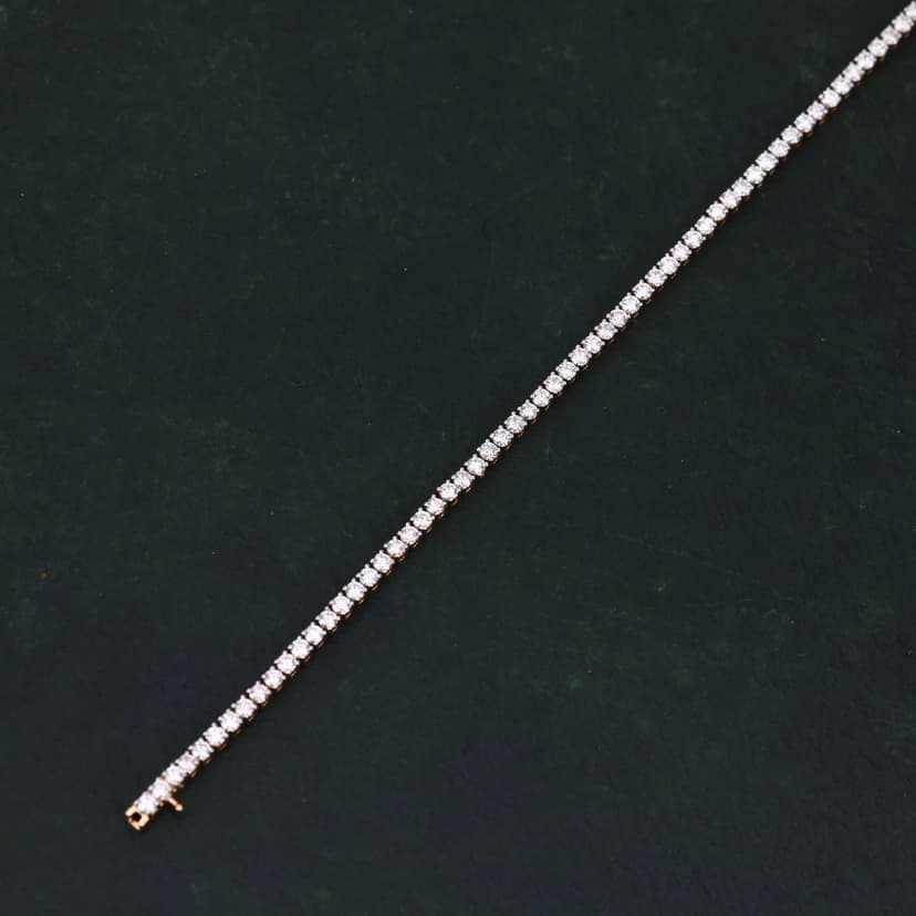 Celestia Lab  Diamond Tennis Bracelet 14KT