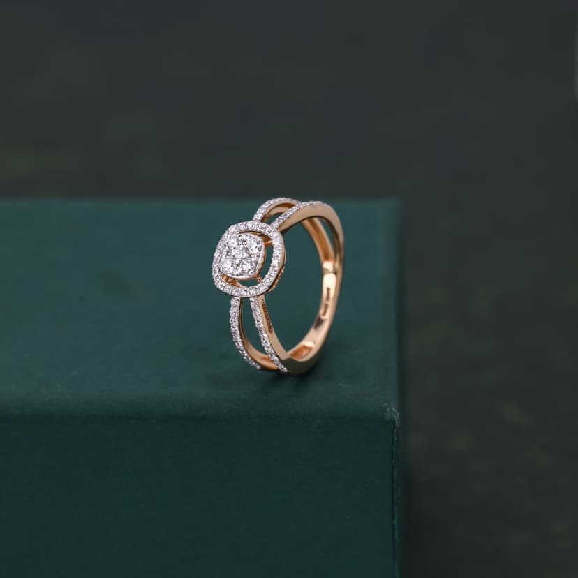 Zyra Real Diamond Ring 14KT