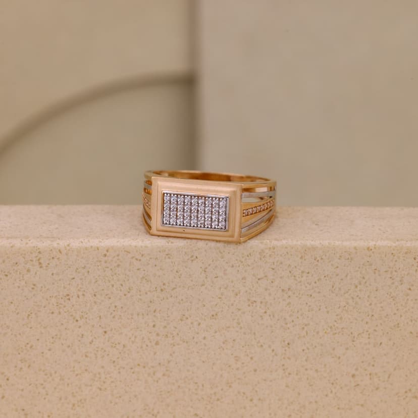 Axeron Frame Line Ring 18KT