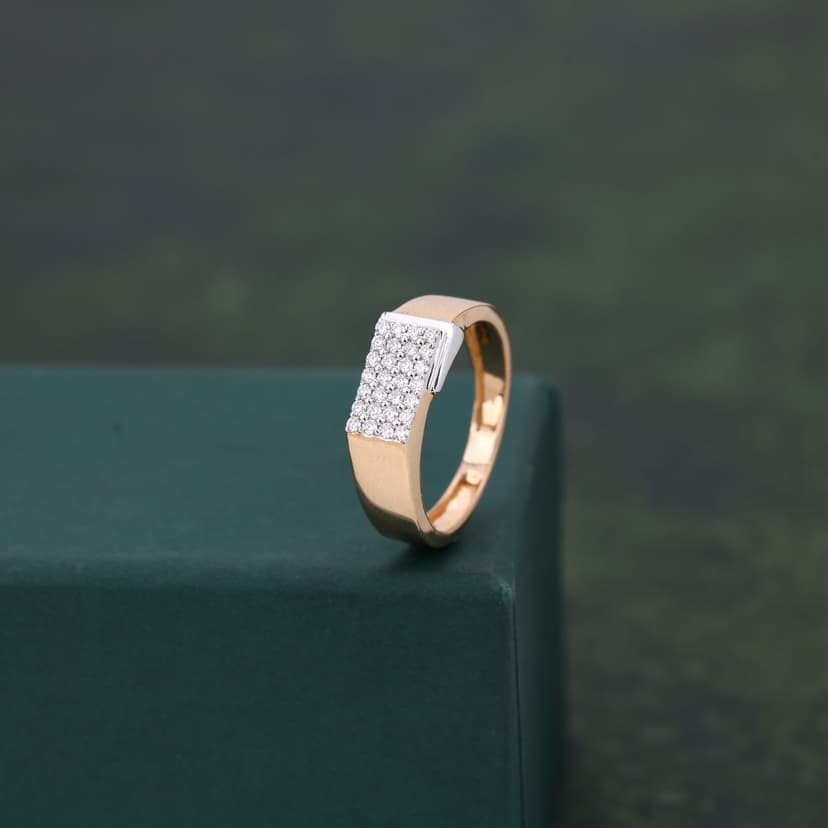 Trenix Real Diamond Ring 14KT