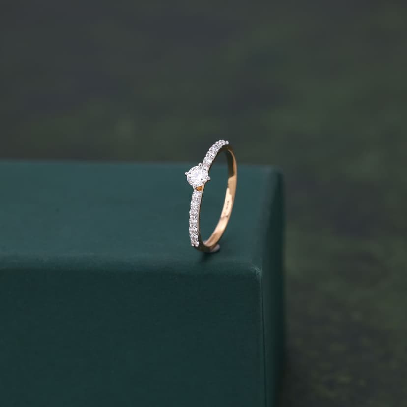 Elyra Real Diamond Ring 14KT