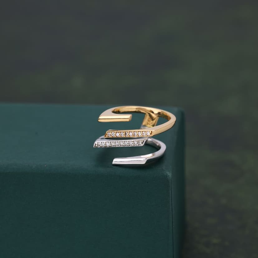 Trivon Real Diamond Ring 18KT