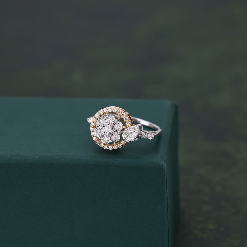 Zyraxel Real Diamond Ring 14KT