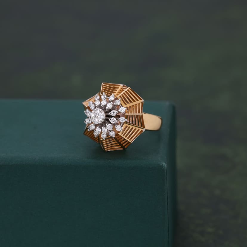 Krynthex Real Diamond Ring 14KT