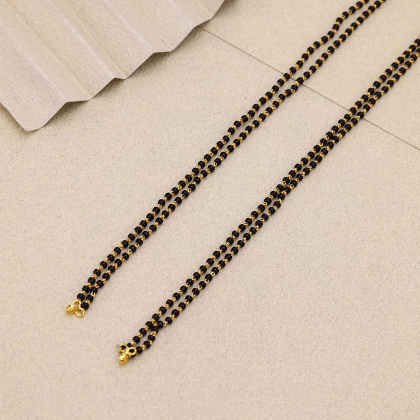 Saanvi Twin-Line Classic Kidiya Ser 22KT