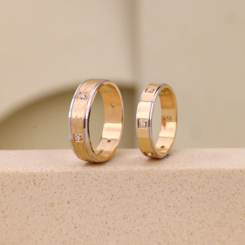 Eterna Radiance Couple Rings 18KT