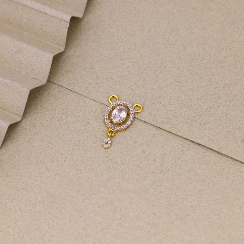 Luméra Drop Halo Pendant 22KT