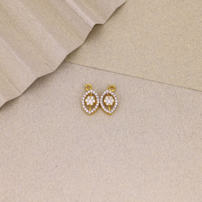 Floryn Duo Petal Pendant 22KT