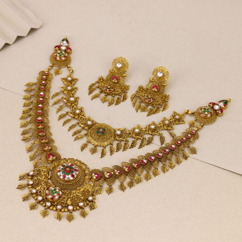 Yashomati Heritage Necklace 22KT