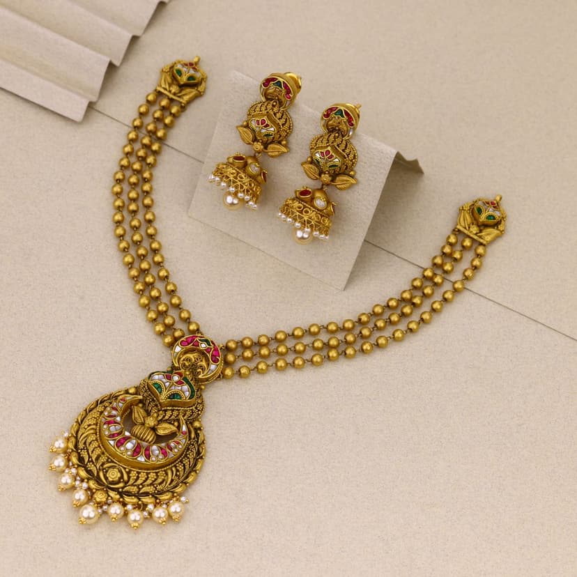 Sharvani Heritage Necklace 22KT