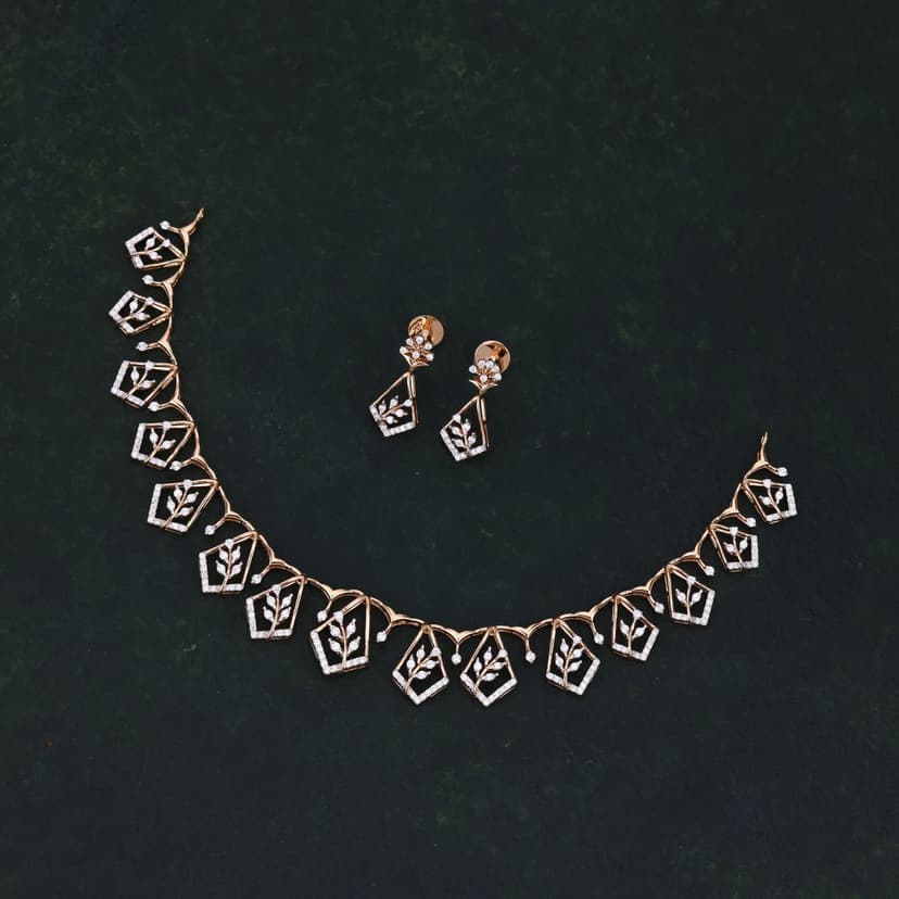 Florévine Real Diamond Necklace 14KT