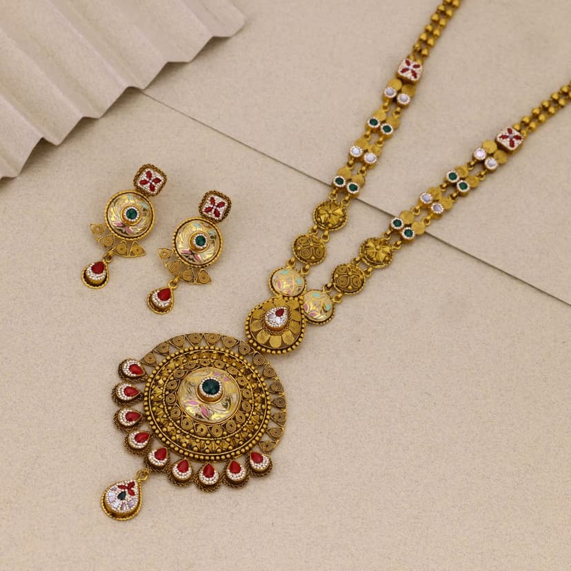 Zivanta Antique Necklace 22KT
