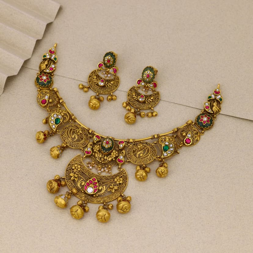 Zayriva Heritage Necklace 22KT