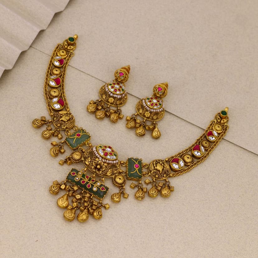 Aurevya Heritage Necklace 22KT