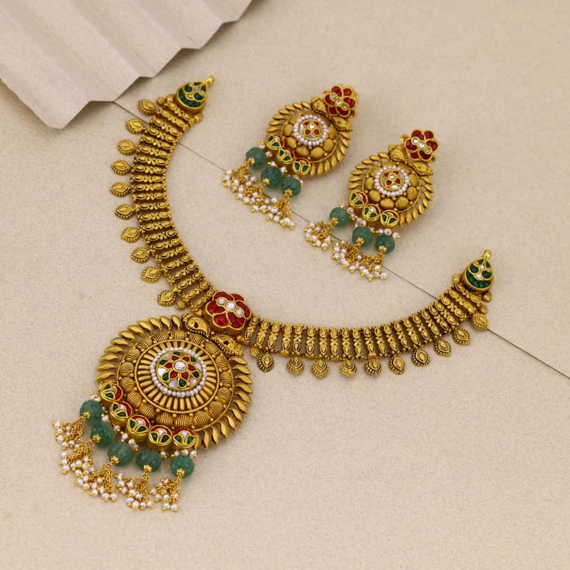 Zevarith Antique Necklace 22KT