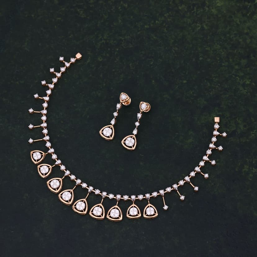 Orlithia Real Diamond Necklace 14KT