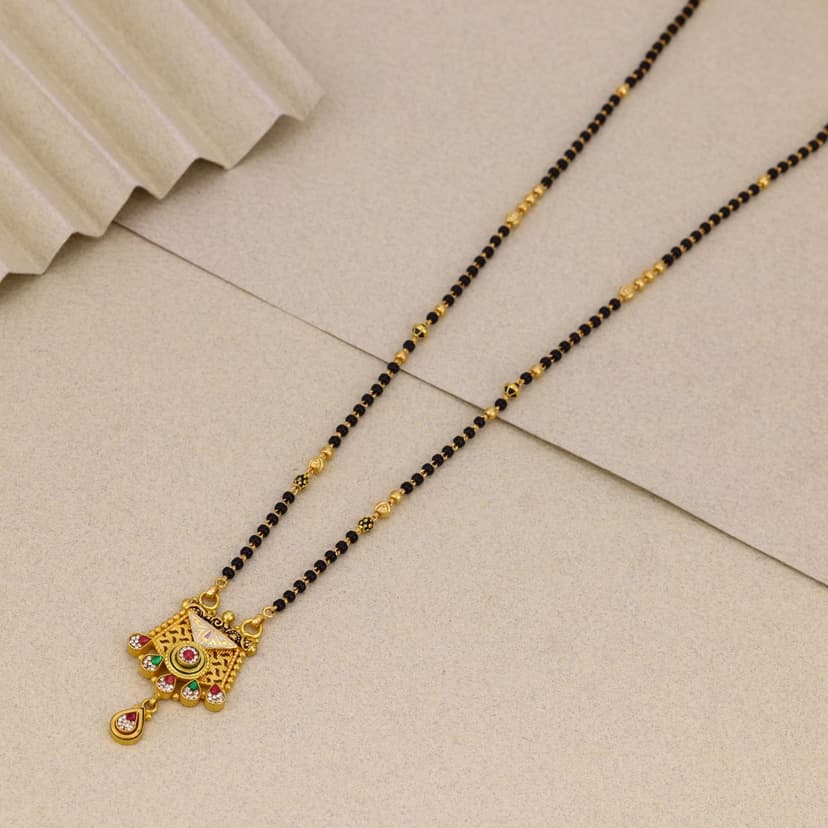 Tamirasha Antique Mangalsutra 22KT