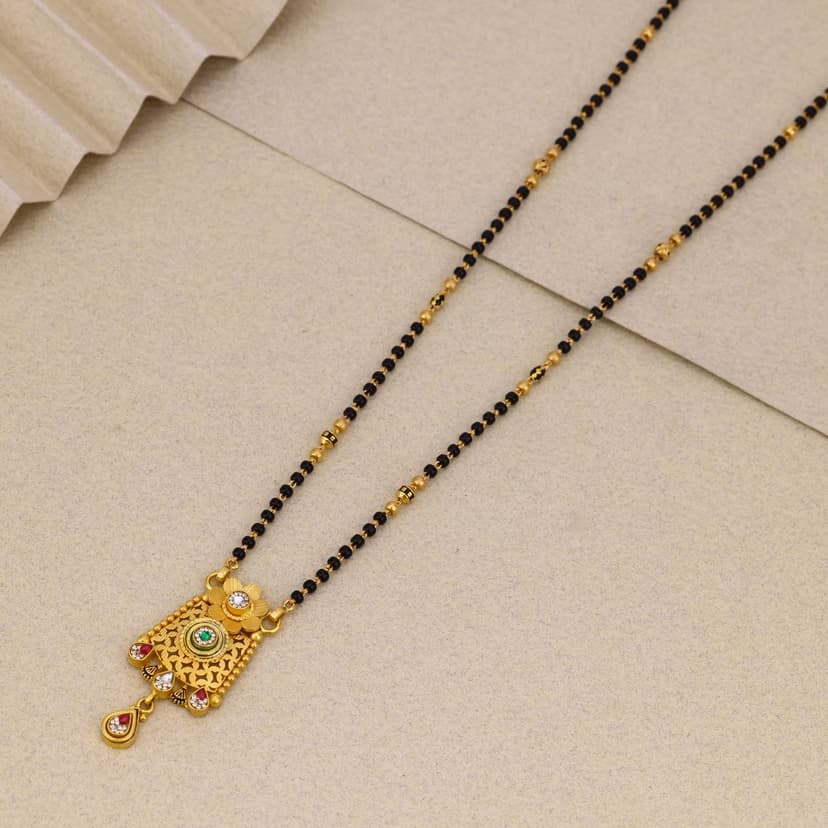 Aarishvya Antique Mangalsutra 22KT