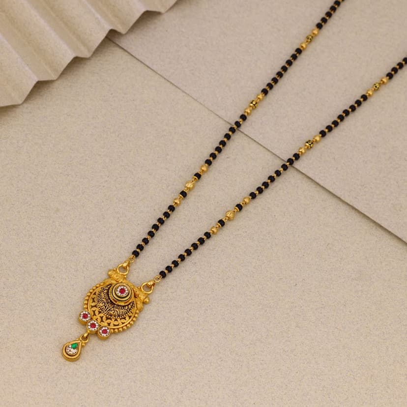 Tavishka Antique Mangalsutra 22KT
