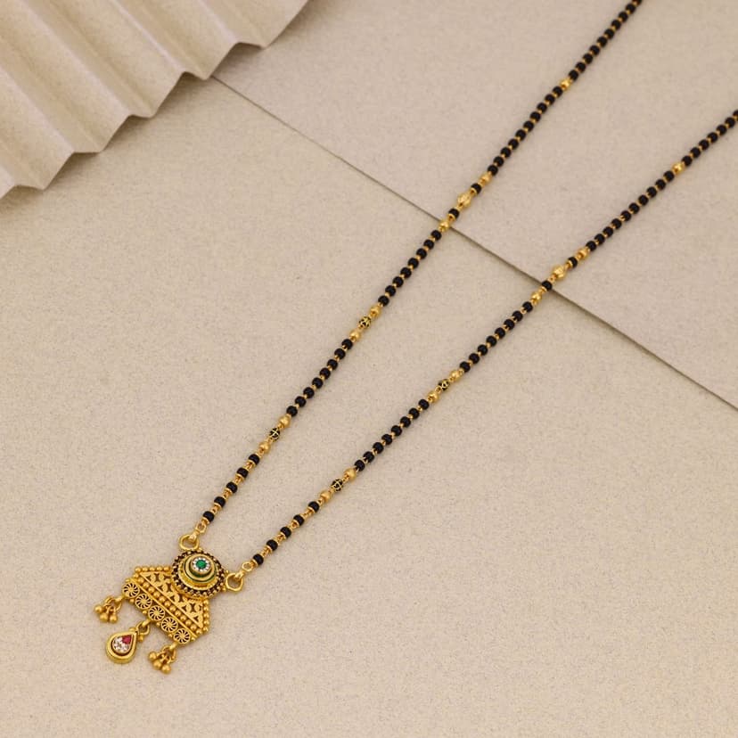 Ishvayra Antique Mangalsutra 22KT