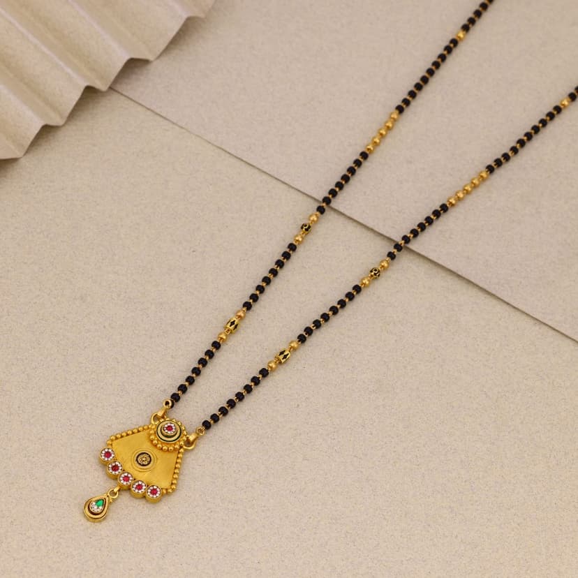 Advikshira Antique Mangalsutra 22KT