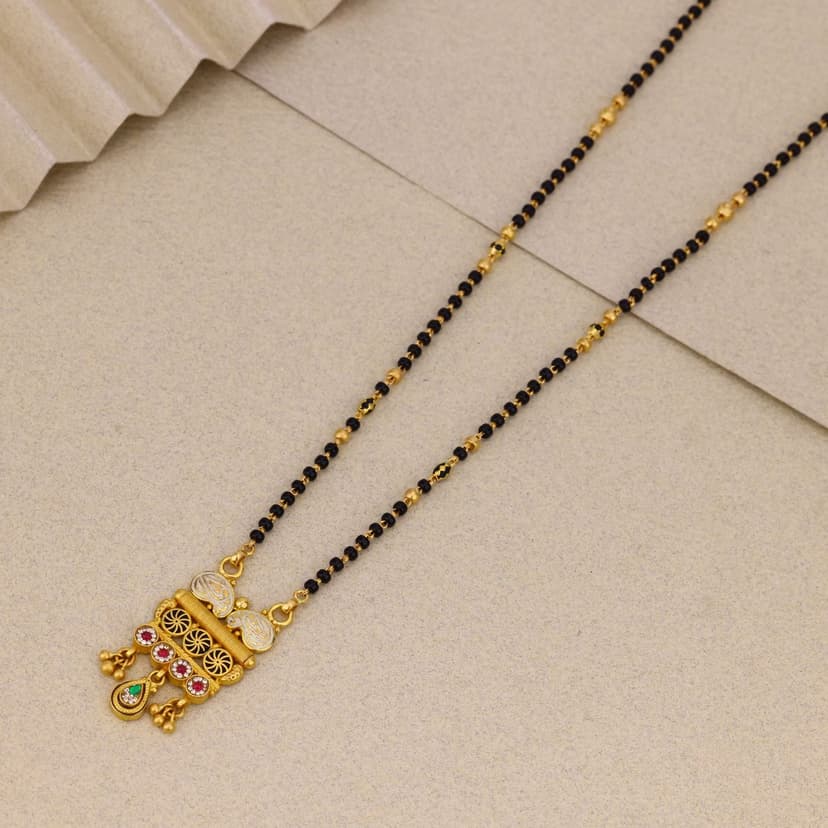 Trivenika Antique Mangalsutra 22KT