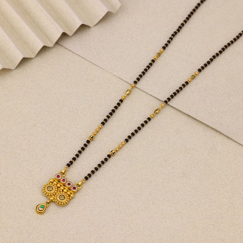 Yashomriti Antique Mangalsutra 22KT