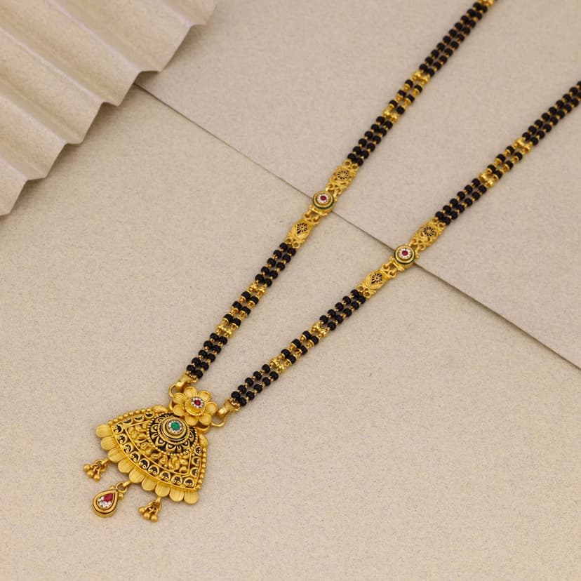 Vaidehrika Antique Mangalsutra 22KT