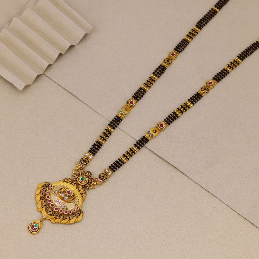 Arvyelle Antique Mangalsutra 22KT