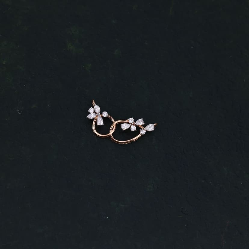 Lunethique Real Diamond Mangalsutra Pendant 14KT