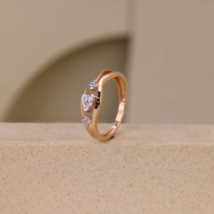 Aureviane Heart Ring 18KT