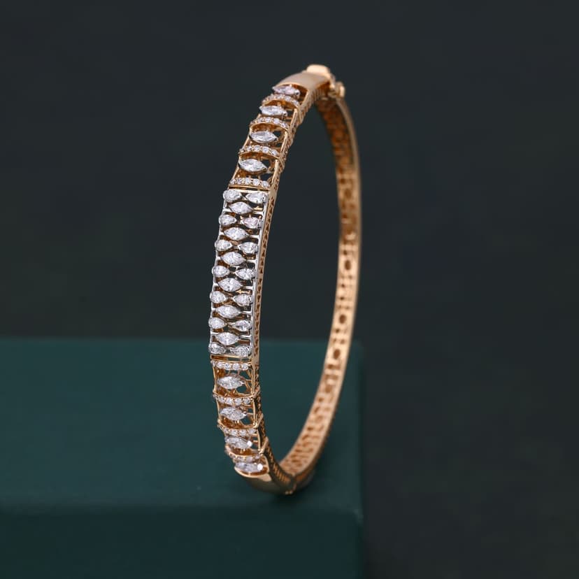 Xevantra Real Diamond Kada 14KT
