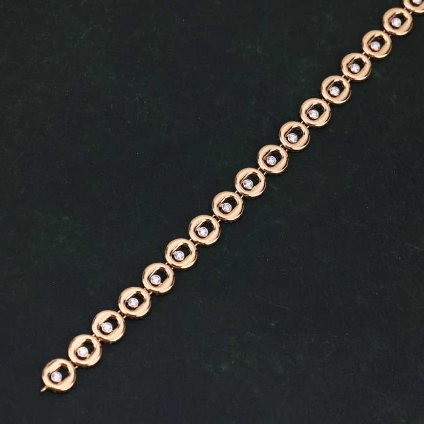 Donique Real Diamond Bracelet 14KT