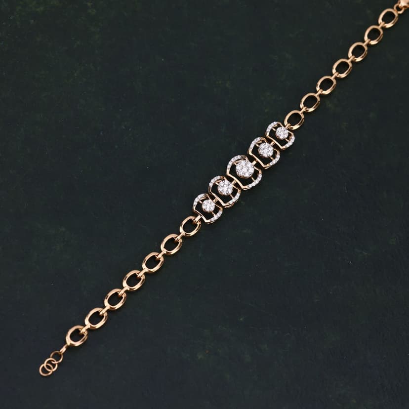 Luphera Real Diamond Bracelet 14KT